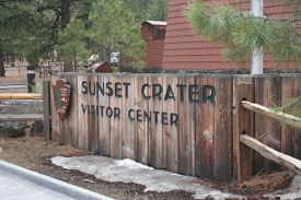 Monument National Sunset Crater Volcano
